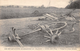 60-GUISCARD-DEVASTATIONS ALLEMANDES-N°T290-D/0263 - Guiscard