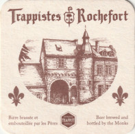 Sous-bock / Beer Mat - Belgique – Brasserie De ROCHEFORT – Trappistes - Carré – Abbaye – Marron - Sous-bocks