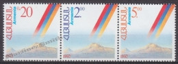 Armenia - Armenie 1992 Yvert 176-78, Anniversary Of 1918 Independance - MNH - Armenia