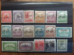 TERRE REDENTE 1918 - FIUME - Francobolli Ungheria Sovrastampati Fiume - Nuovi * + Spese Postali - Fiume