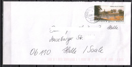 Bund, MiNr.: 2253; UNESCO-Welterbe: Gartenreich Dessau-Wörlitz, Auf Portoger. Brief Von Falkenberg Nach Halle; E-320 - Covers & Documents