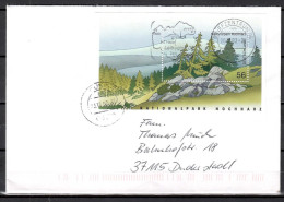Bund, MiNr.: Block 59 (2268); Nationalpark Hochharz, Auf Portoger. Brief Von Queis Nach Duderstadt; E-322 - Covers & Documents