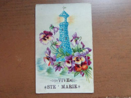 Wenskaart / Vive Ste Marie -> Beschreven 1910 (met Vuurtoren, Lighthouse, Phare) - Altri & Non Classificati
