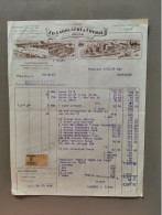 Facture Comptoir D'achats ED. Labruyère & Eberlé Mâcon 29 Octobre 1947 - Alimentare