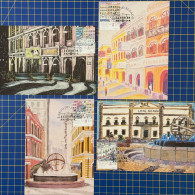 MACAU MAXIMUM POST CARDS SET OF 4 - SENADO SQUARE - Macao
