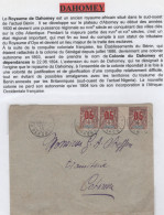 Dahomey Lettre Du 20.05.1913 Pour Cotonou - Covers & Documents