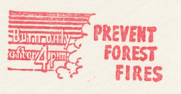 Meter Cut USA 1962 Prevent Forest Fires - Burn Only After 4 Pm - Pompieri
