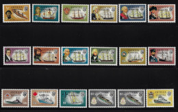 1973-74 Barbuda - Yvert Et Tellier N. 114/30 - Serie Ordinaria - MNH** - Autres & Non Classés