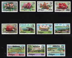 1981 Barbuda, Serie Ordinaria - Yvert N. 556/66 - 11 Valori - MNH** - Autres & Non Classés