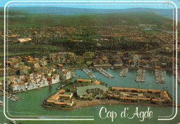 - 34 - CAP D'AGDE (Hérault) - Le Port - Scan Verso - - Agde