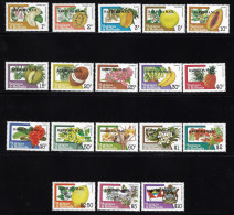 1983 Barbuda, Frutta E Fiori - Yvert N. 648/65 - 18 Valori - MNH** - Autres & Non Classés