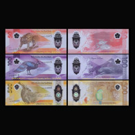 Philippines 50-100-500 Pesos, 2024-2025, Polymer, AA Prefix, UNC - Philippines