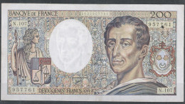 FRANCE -200F MONTESQUIEU - 1992-N.107-F.70-12a - SUP - 200 F 1981-1994 ''Montesquieu''
