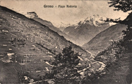 1916-Gromo Bergamo, Panorama Pizzo Redorta, Viaggiata - Bergamo