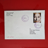 Enveloppe Premier Jour D'emissió Avec Cachet Spécial - PERU - Peru