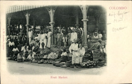 CPA Colombo Ceylon Sri Lanka, Obstmarkt - Sri Lanka (Ceylon)