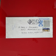 Enveloppe Circulée Avec Cachet Spécial Et Varieté De Timbres - USA - Briefe U. Dokumente