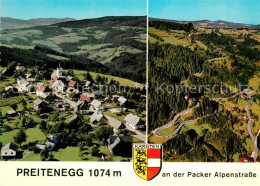 Preitenegg Fliegeraufnahme Packer Alpenstrasse - Sonstige & Ohne Zuordnung