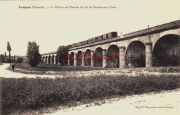 CPA LANGON - GIRONDE - VIADUC DU CHEMIN DE FER - Langon