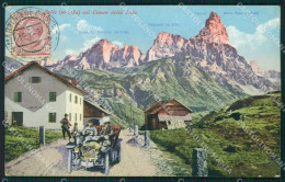 Trento Passo Rolle Auto Cimon Della Pala Cartolina QT4187 - Trento