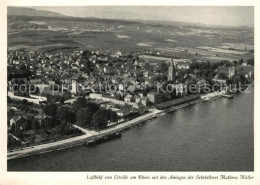 Eltville Rhein Fliegeraufnahme Anlagen Sektkellerei Matheus Mueller - Eltville