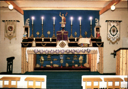 CPM Chapelle Saint Jean Baptiste Molieres Sur Ceze Maitre Autel - Chiese E Cattedrali