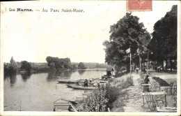 CPA La Marne Au Parc Saint Maur - Saint Maur Des Fosses
