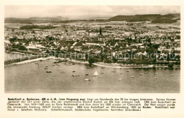 Radolfzell Bodensee Fliegeraufnahme Franckh Chronik Karte - Radolfzell