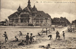 CPA Riva Bella Le Nouveau Casino Et La Plage Enfants - Pont-l'Evèque