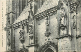 CPA Verneuil Eure Tour De L'Eglise De La Madeleine Details D'Architecture - Verneuil-sur-Avre