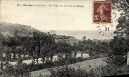 CPA Etables La Grottes Vallee De La Greve Du Moulin - Etables-sur-Mer