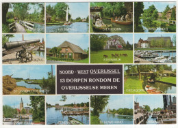 Noord-West Overijssel - 13 Dorpen Rondom De Overijsselse Meren: O.a. Blokzijl, Ossenzijl, St. Jansklooster, Genemuiden - Altri & Non Classificati