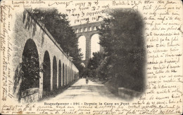 CPA Roquefavour Depuis La Gare Au Pont - Roquefavour
