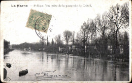 CPA La Marne St Maur Vue Prise De La Passerelle De Creteil - Saint Maur Des Fosses
