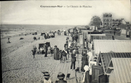 CPA Cayeux Sur Mer Le Chemins De Planches - Cayeux Sur Mer
