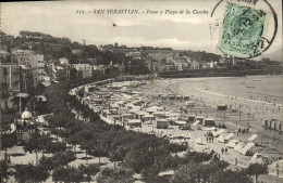 CPA San Sebastian Paseo Playa De La Concha - Guipúzcoa (San Sebastián)