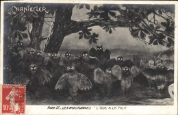 CPA Theatre Edmond Rostand Chantecler L'ode A La Nuit Chouette Hibou - Teatro