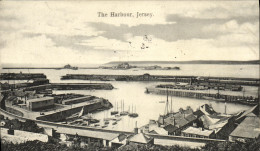 CPA Jersey The Harbour Bateaux - Otros & Sin Clasificación