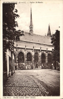 CPA Montmorency Eglise St Martin Cote Nord Porche Lateral - Montmorency