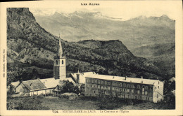 CPA Les Alpes Notre Dame Du Laus Le Couvent Et L'Eglise - Chiese E Cattedrali