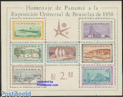 Panama 1958 World Expo Brussels S/s, Mint NH, Various - World Expositions - Panama
