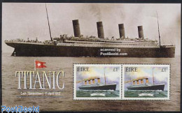 Ireland 1999 Titanic S/s, Mint NH, Transport - Ships And Boats - Titanic - Ongebruikt