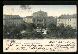 AK München, Gärtnerplatz Und Theater - Teatro