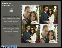 Great Britain 2011 Royal Wedding William & Kate S/s, Mint NH, History - Kings & Queens (Royalty) - Ungebraucht