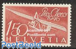 Switzerland 1946 Pro Aero 1v, Mint NH, Transport - Aircraft & Aviation - Ungebraucht
