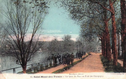 94 - SAINT MAUR  Des FOSSES  - Le Quai Du Parc Au Pont De Champigny - Saint Maur Des Fosses