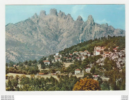 Delcampe - Corse Du Sud Vers Sartène ZONZA N°1255 Vue Générale Aiguilles De Bavella VOIR DOS - Sartene