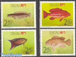 Macao 1990 Fish 4v, Mint NH, Nature - Fish - Nuevos