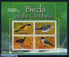 Saint Vincent & The Grenadines 2007 Birds Of The Caribbean 4v M/s, Mint NH, Nature - Birds - St.Vincent Y Las Granadinas
