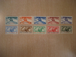 PANAMA 1492 Colon Columbus Caravel Mail + Air Mail 10 Stamps - Panama